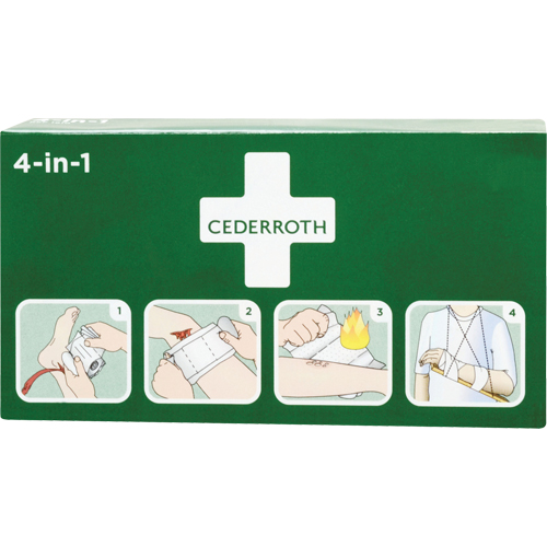 Coagulant 4-dans-1 cederroth, 9" lo x 5-1/2" la PB Rental Co. Ltd.