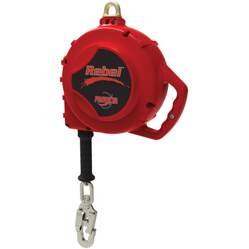 Rebel Self Retracting Lifeline, 33', Galvanized Steel, Swivel PB Rental Co. Ltd.