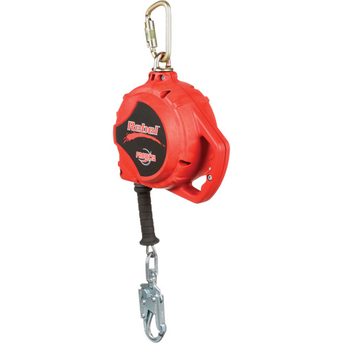 Rebel Self Retracting Lifeline, 33', Galvanized Steel, Swivel PB Rental Co. Ltd.