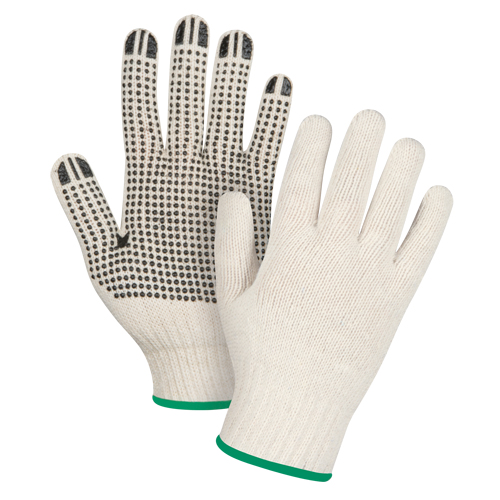 Gants tricot&eacute;s de poids lourd, Poly/coton, Un c&ocirc;t&eacute;, Calibre 7, Moyen PB Rental Co. Ltd.