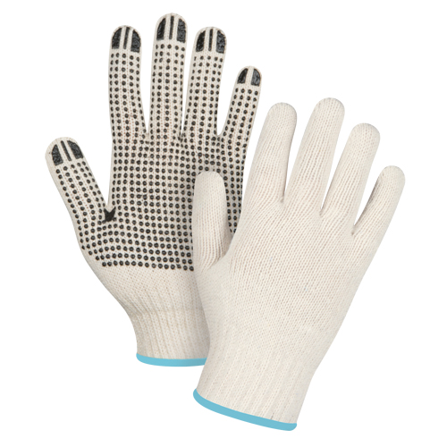 Gants l&eacute;gers tricot&eacute;s &agrave; pois, Poly/coton, Un c&ocirc;t&eacute;, Calibre 7, T-Grand PB Rental Co. Ltd.