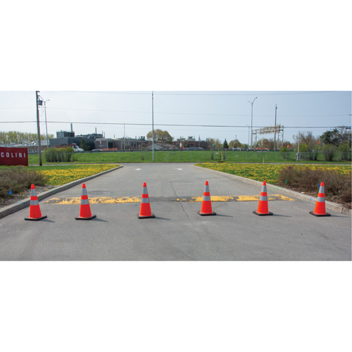Traffic Cone, 28", Orange, 4" & 6" Reflective Collar(s) PB Rental Co. Ltd.