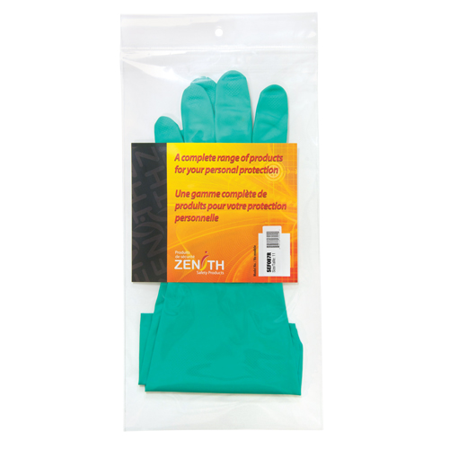 Diamond-Grip Chemical-Resistant Gloves, Size 2X-Large, 13" L, Nitrile, Flock-Lined Inner Lining, 13-mil PB Rental Co. Ltd.