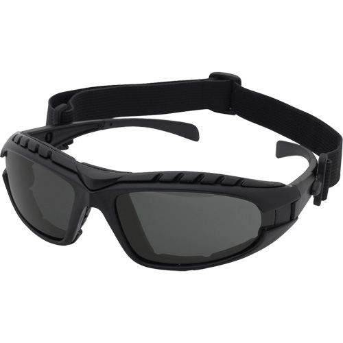 Dustdevil Black Frame Safety Glasses, Grey Lens, Anti-Fog/Anti-Scratch, ANSI Z87+/Meets/Exceeds CSA Z94.3 PB Rental Co. Ltd.