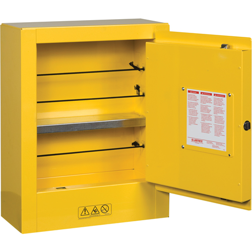 Sure-Grip&reg; EX Mini Flammable Safety Cabinet, 2 Gal., 1 Door, 17" W x 22" H x 8" D PB Rental Co. Ltd.