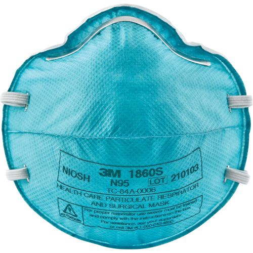 1860S Particulate Healthcare Respirator, N95, NIOSH Certified, Small PB Rental Co. Ltd.