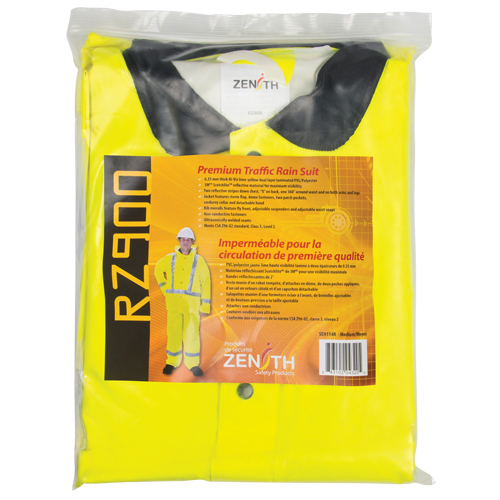 Imperm&eacute;able pour la circulation de premi&egrave;re qualit&eacute; RZ900, Polyester/PVC, Moyen, Jaune lime PB Rental Co. Ltd.