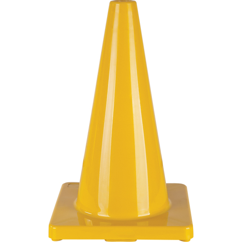Coloured Traffic Cone, 18", Yellow PB Rental Co. Ltd.