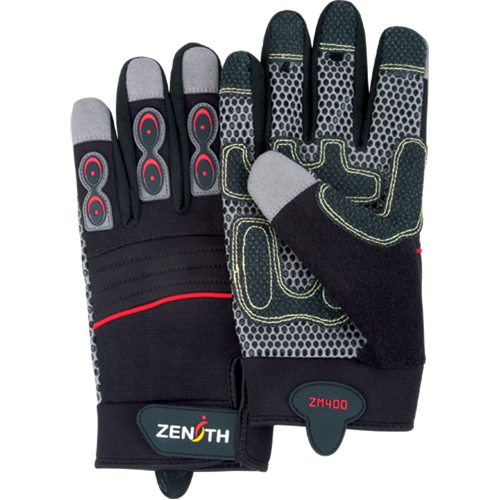 Gants pour m&eacute;canicien ZM400 de premi&egrave;re qualit&eacute;, Paume Synth&eacute;tique, Taille T-Grand PB Rental Co. Ltd.