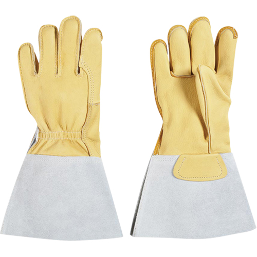 Gants pour monteur de lignes, Grand, Paume en Cuir fleur de vache, Doublure en Coton PB Rental Co. Ltd.