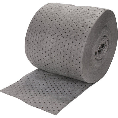 Rouleaux absorbants li&eacute;s de premi&egrave;re qualit&eacute;, Lourd, 150' lo x 15" la, Absorption 25 gal. PB Rental Co. Ltd.