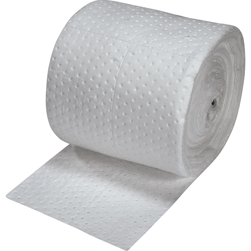 Premium Fine Fiber Sorbent Rolls, Mediumweight, 150' L x 15" W, 20 gal. Absorbancy PB Rental Co. Ltd.