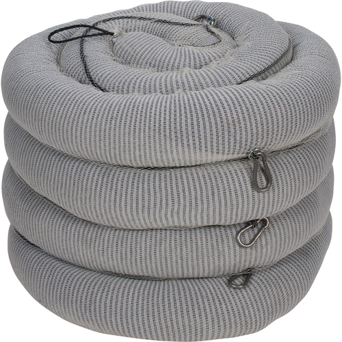 Barrage absorbant de premi&egrave;re qualit&eacute;, Universel, 10' lo x 5" la, Absorption 35 gal., 4 /pqt PB Rental Co. Ltd.