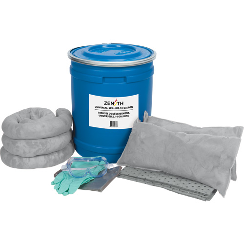 Trousse de lutte contre les d&eacute;versements de premi&egrave;re qualit&eacute; pour camion, Universel, Baril, Absorbance de 10 gal. US PB Rental Co. Ltd.