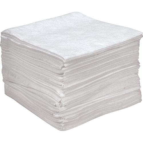 Feuilles absorbantes antistatiques de premi&egrave;re qualit&eacute;, Huile seulement, 15" x 18", 25 gal. d'absorption PB Rental Co. Ltd.