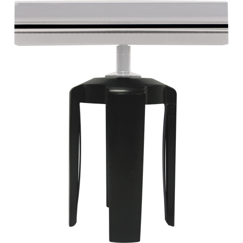 Support d'enseigne Tensabarrier avec adaptateur, Chrome PB Rental Co. Ltd.