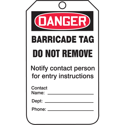 &eacute;tiquettes de s&eacute;curit&eacute;, Plastique, 3-1/4" la x 5-3/4" h, Anglais PB Rental Co. Ltd.