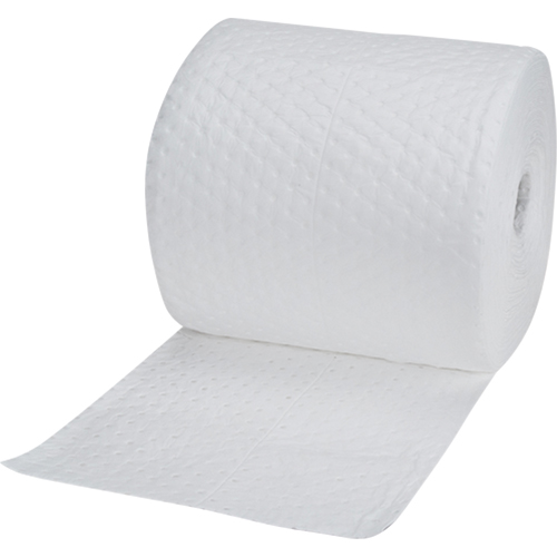 Industrial-Grade Fine Fibre Sorbent Rolls, Heavyweight, 150' L x 15" W, 35 Gal. Absorbancy PB Rental Co. Ltd.