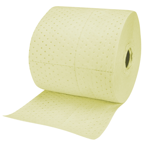 Industrial-Grade Fine Fibre Sorbent Rolls, Heavyweight, 150' L x 15" W, 35 Gal. Absorbancy PB Rental Co. Ltd.