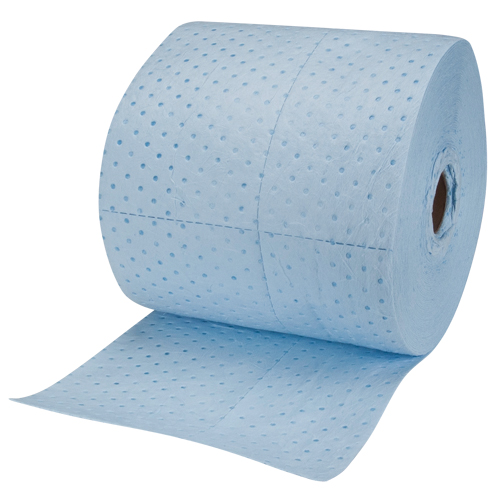 Premium Blue Bonded Sorbent Pads, Lightweight, 150' L x 15" W, 20 gal. Absorbancy PB Rental Co. Ltd.