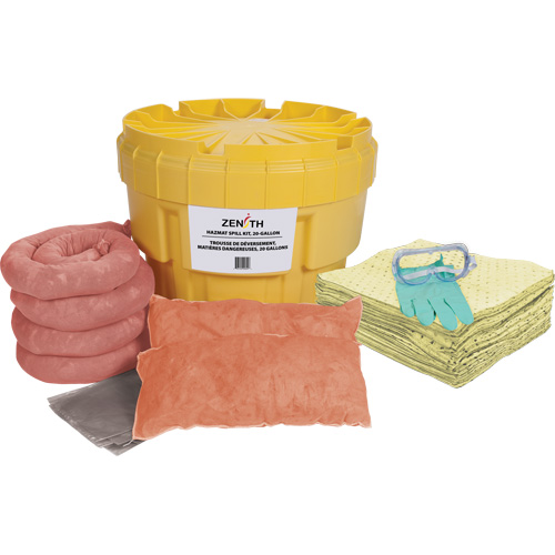 Spill Kit, Hazmat, Overpack/Salvage Drum, 20 US gal. Absorbancy PB Rental Co. Ltd.