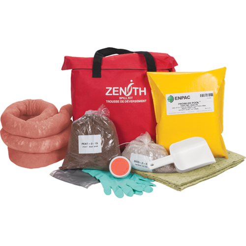 Trousse de lutte contre les d&eacute;versements pour l'ouest du canada, Mati&egrave;res dangereuses, Sac, Absorbance de 17 gal. US PB Rental Co. Ltd.
