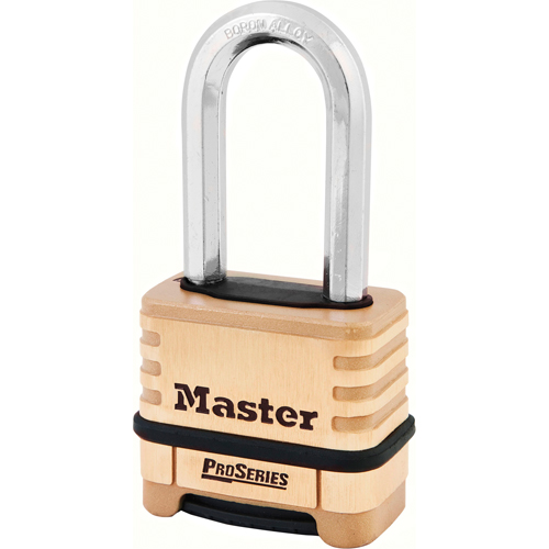 Cadenas &agrave; combinaison ProSeries, Argent, Rev&ecirc;tement en laiton, Largeur de 2-1/4" PB Rental Co. Ltd.