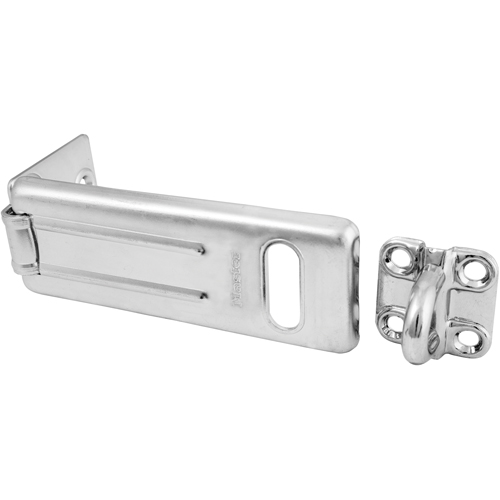 General Security Hardened Steel Hasp, Silver PB Rental Co. Ltd.