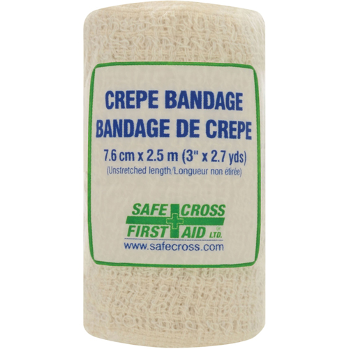 Crepe Roller Bandage, 97-1/5" L x 3" W, Class 1 PB Rental Co. Ltd.