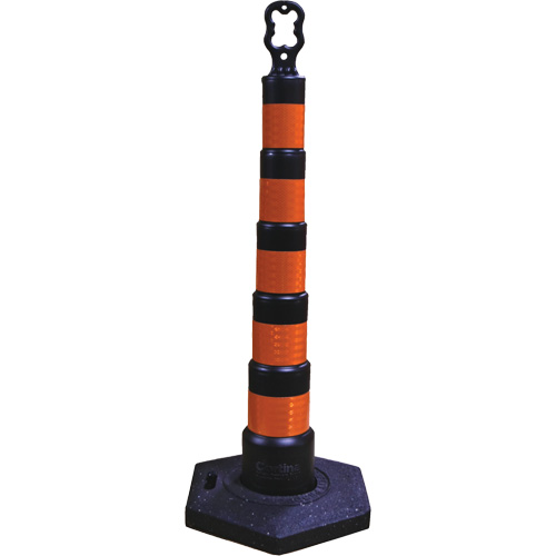 Grip N Go Trim Line Channelizers, 49" High, Black PB Rental Co. Ltd.