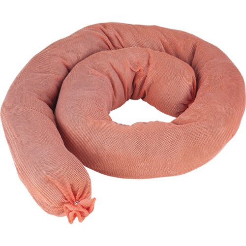 Remblais tubulaires absorbants, Mati&egrave;res dangereuses, Absorption 40 gal., 3" la x 4' lo, Pqt de 25 PB Rental Co. Ltd.