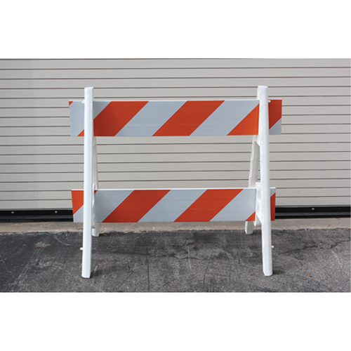 Barricades, A-Frame, 28.6" L x 40" H, Orange/White PB Rental Co. Ltd.