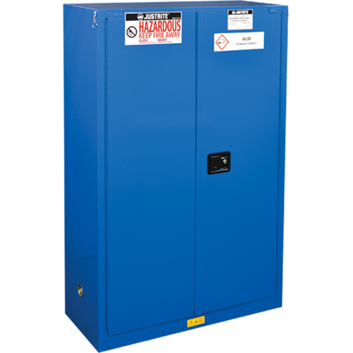 ChemCor&reg; Lined Hazardous Material Safety Cabinets, 45 gal., 43" x 65" x 18" PB Rental Co. Ltd.