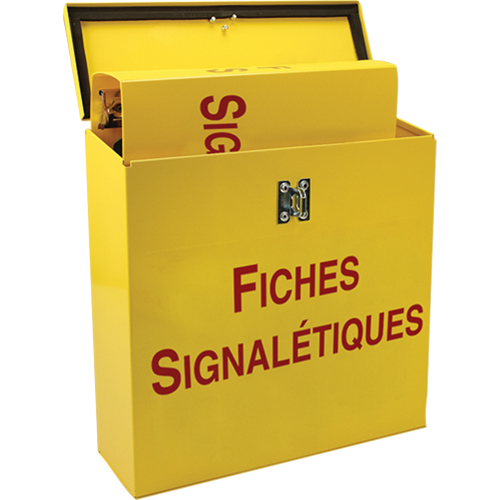 Boîte pour documents de s&eacute;curit&eacute; pour le chantier, Français, Compris reliures PB Rental Co. Ltd.