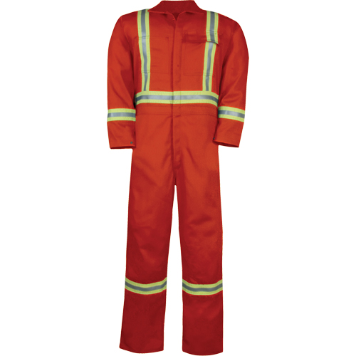 Combinaison non doubl&eacute;e haute visibilit&eacute;, Taille Petit, Orange PB Rental Co. Ltd.