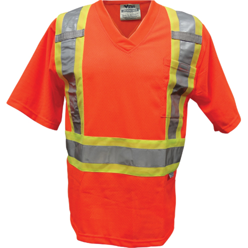 Mesh Safety T-Shirt, Polyester, Small, Orange PB Rental Co. Ltd.