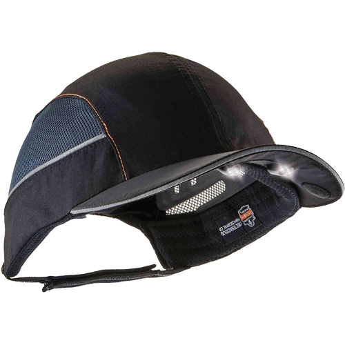 Casquette &agrave; bord court avec &eacute;clairage DEL Skullerz 8960, Noir PB Rental Co. Ltd.