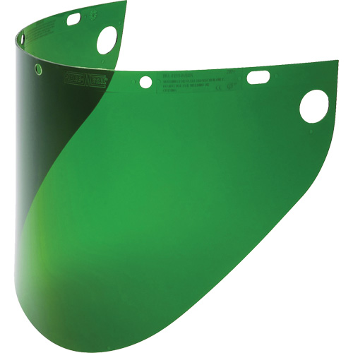 Fibre-Metal&reg; Extended View Faceshield Visor, Propionate, Green Tint PB Rental Co. Ltd.