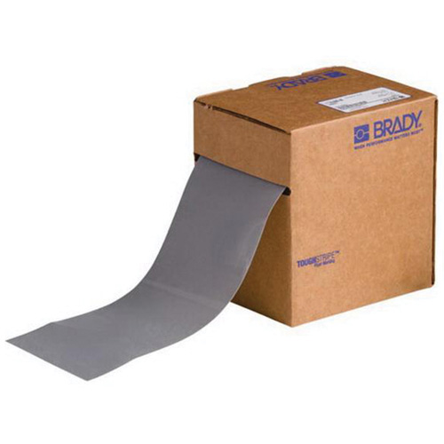 ToughStripe&reg; Floor Marking Tape, 4" x 100', Polyester, Grey PB Rental Co. Ltd.