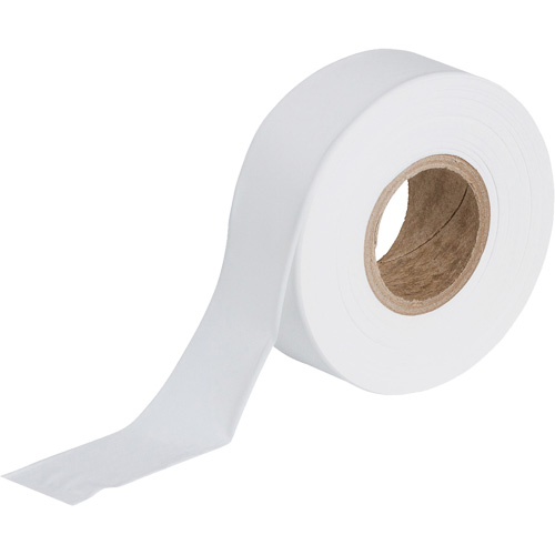 Flagging Tape, 1.188" W x 300' L, White PB Rental Co. Ltd.