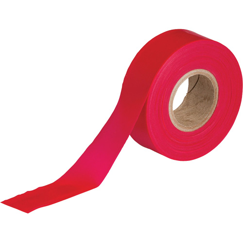 Flagging Tape, 1.188" W x 300' L, Red PB Rental Co. Ltd.