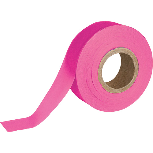 Flagging Tape, 1.188" W x 150' L, Fluorescent Pink PB Rental Co. Ltd.