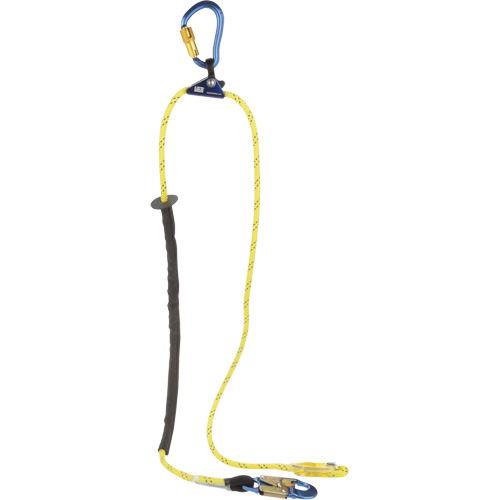 Longe de positionnement r&eacute;glable &agrave; corde pour grimpeur, 1 branches, 8', Classe CSA F, Nylon PB Rental Co. Ltd.