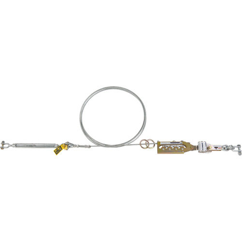 Syst&egrave;me de c&acirc;ble de s&eacute;curit&eacute; horizontal Sayfline, C&acirc;ble galvanis&eacute; PB Rental Co. Ltd.