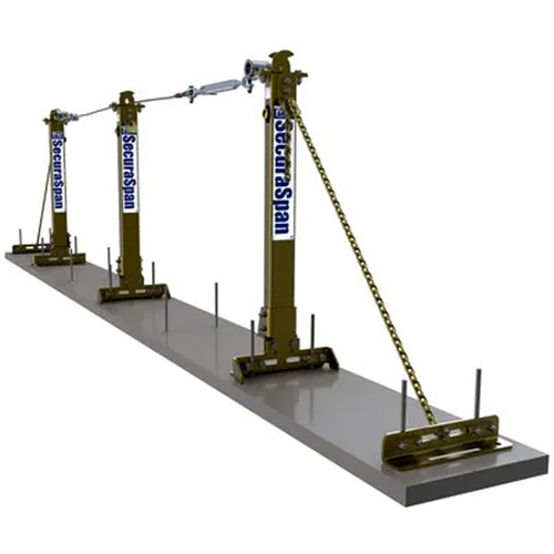 SecuraSpan Loop Rebar Horizontal Lifeline System PB Rental Co. Ltd.