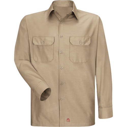 Chemise &agrave; manches longues en tissu ind&eacute;chirable, Hommes, 3T-Grand, Khaki PB Rental Co. Ltd.