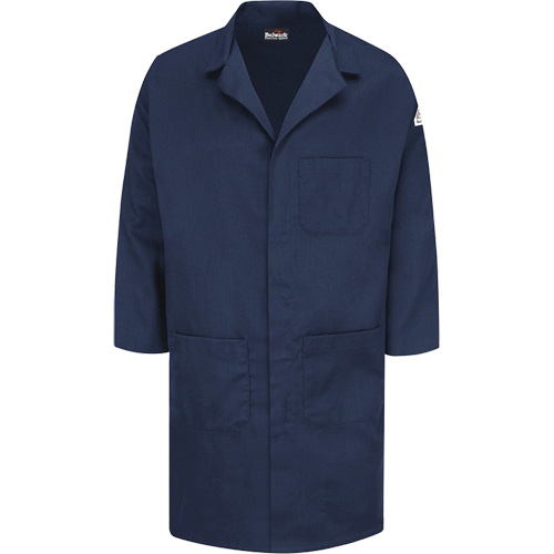 Blouse de laboratoire Excel FR ComforTouch, Coton, Moyen, Bleu marine PB Rental Co. Ltd.