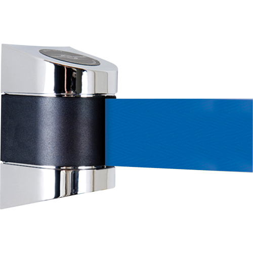 Unit&eacute;s murales Tensabarrier, Plastique, Fixation par vis, 15', Ruban Bleu PB Rental Co. Ltd.