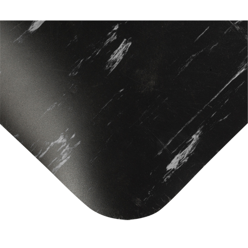 Tapis antimicrobiens Tile-Top Select no 494, Lisse, 3' x 10' x 1/2", Noir/Blanc, PVC PB Rental Co. Ltd.
