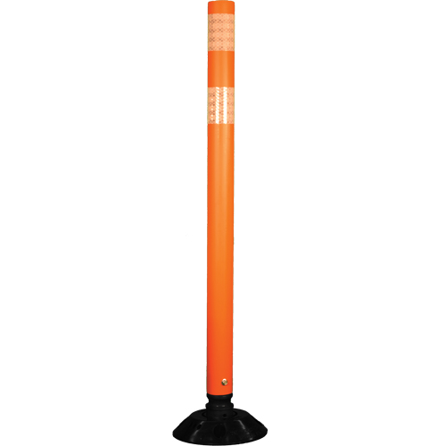 D&eacute;lin&eacute;ateur r&eacute;sistant aux impacts, 48" h, Orange PB Rental Co. Ltd.